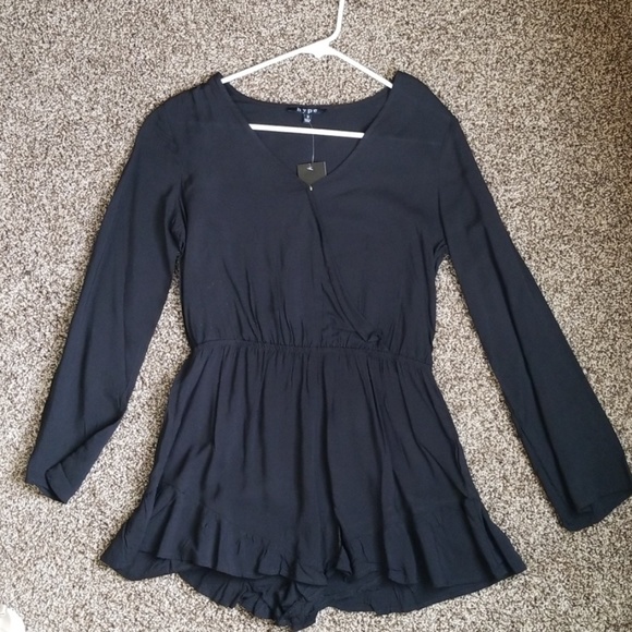 Hype Dresses & Skirts - Hype Black Romper size S